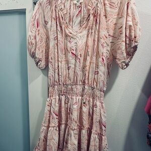 Entro Multicolor Abstract Dress